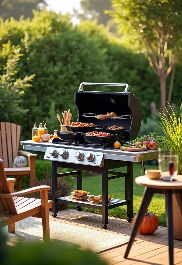 12 Backyard Grill Ideas for Fun Functional Outdoor Cooking 2. Solar Powered Grill