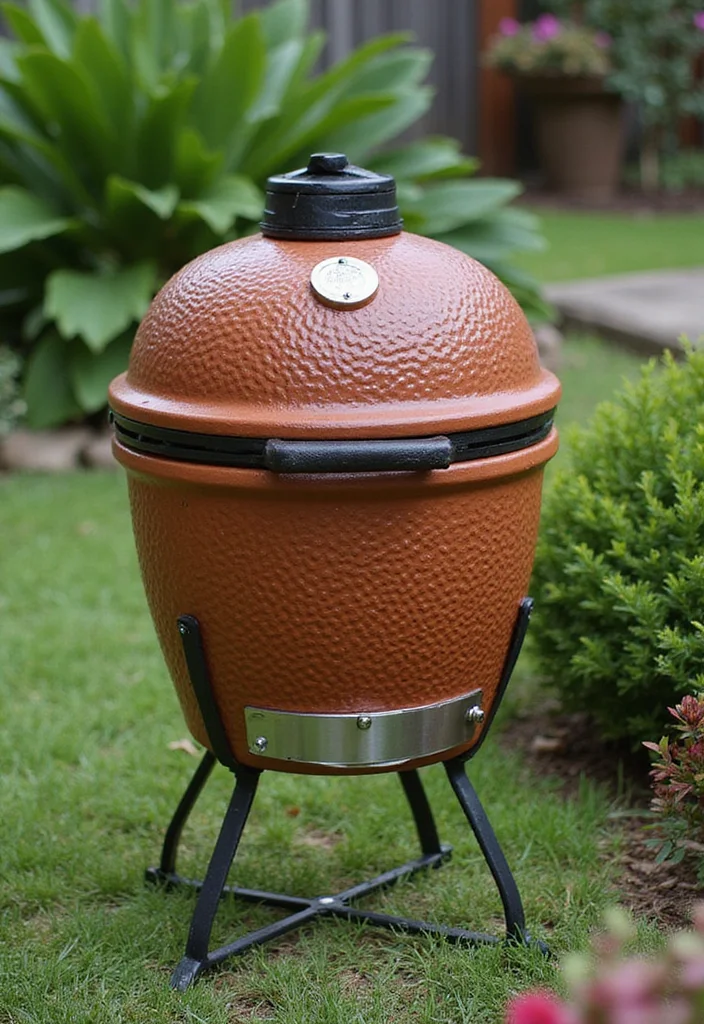12 Backyard Grill Ideas for Fun Functional Outdoor Cooking 3. Portable Clay Grill