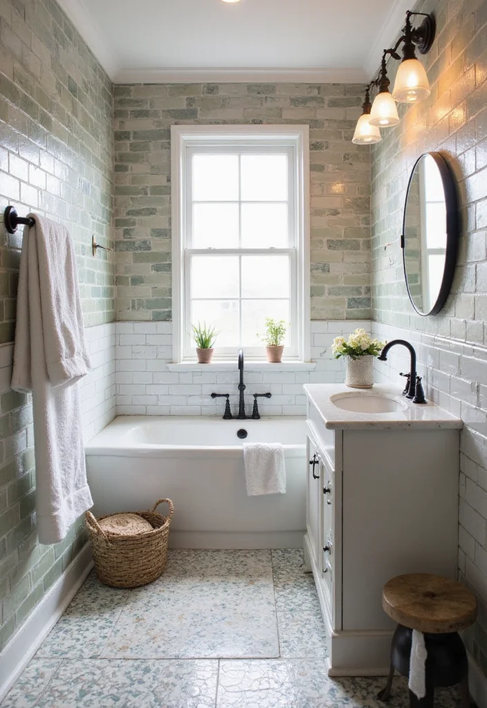 12 Bathroom Ideas Tiles for Fresh Stylish Durable Surfaces 9. Subway Tiles with a Twist