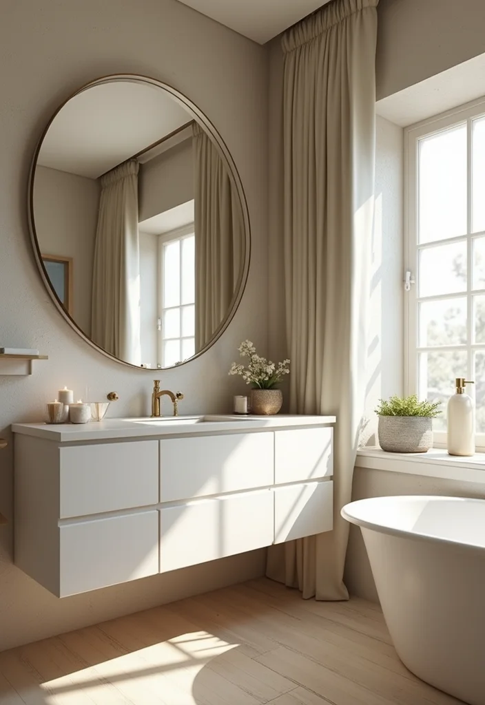 12 Bathroom Small Ideas for Smart Space Saving Solutions 12. Use Mirrors Wisely