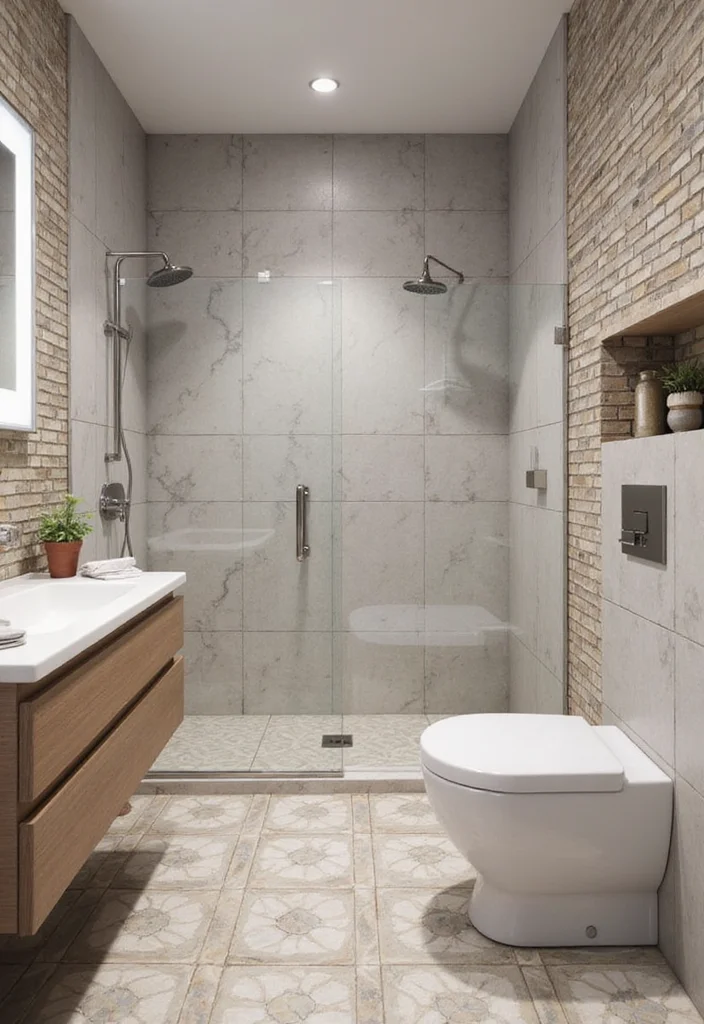 12 Bathroom Tiles Design Ideas for Pattern Texture and Color 32 12 Bathroom Tiles Design Ideas for Pattern Texture and Color 4. Geometric Tile Patterns Modern Flair