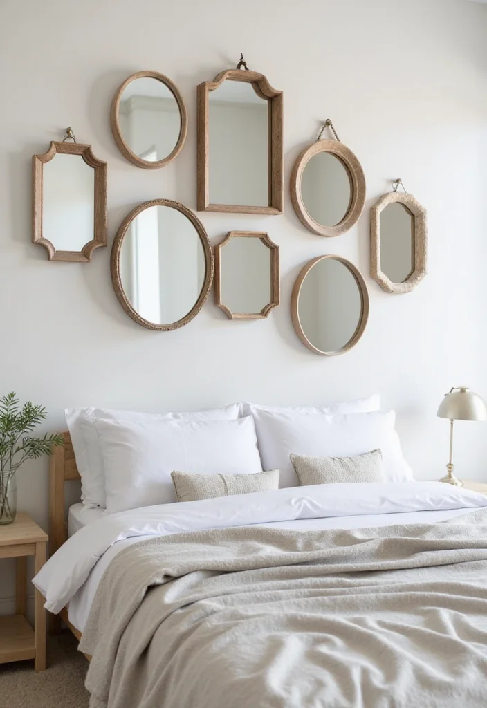 12 Bedroom Dressing Mirror Ideas for Light Space and Elegance 23 12 Bedroom Dressing Mirror Ideas for Light Space and Elegance 3. Wall Mounted Mirrors for a Clean Look