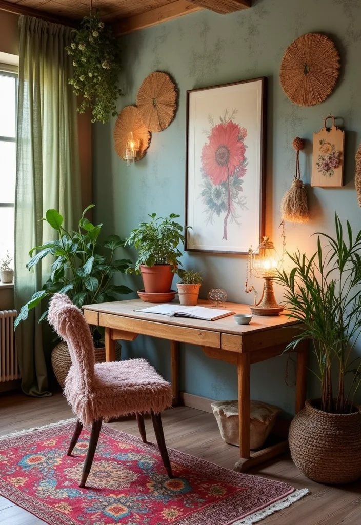12 Bedroom Ideas With Study Table for Productive Comfortable Use 100 12 Bedroom Ideas With Study Table for Productive Comfortable Use 10. Bohemian Style with a Study Table