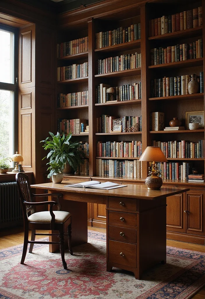 12 Bedroom Ideas With Study Table for Productive Comfortable Use 122 12 Bedroom Ideas With Study Table for Productive Comfortable Use 12. Personal Library and Study Area