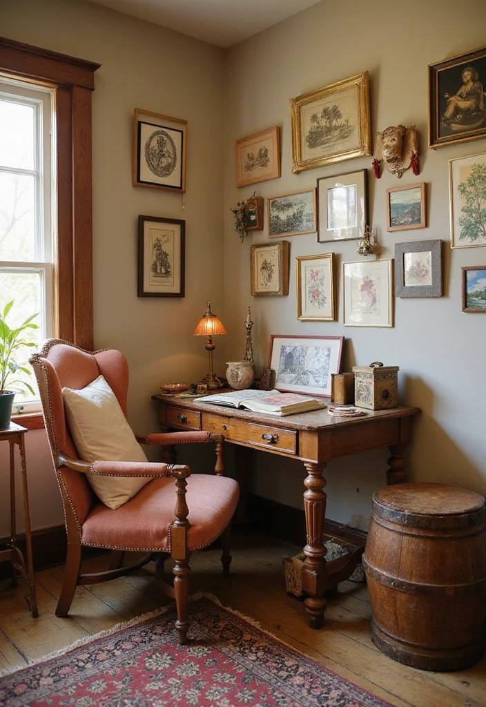 12 Bedroom Ideas With Study Table for Productive Comfortable Use 23 12 Bedroom Ideas With Study Table for Productive Comfortable Use 3. Vintage Charm with a Desk and Chair Set