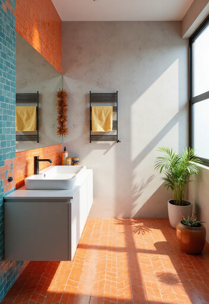 12 Bloxburg Bathroom Ideas for Cute Creative Build Inspiration 12 12 Bloxburg Bathroom Ideas for Cute Creative Build Inspiration 2. Colorful Accents