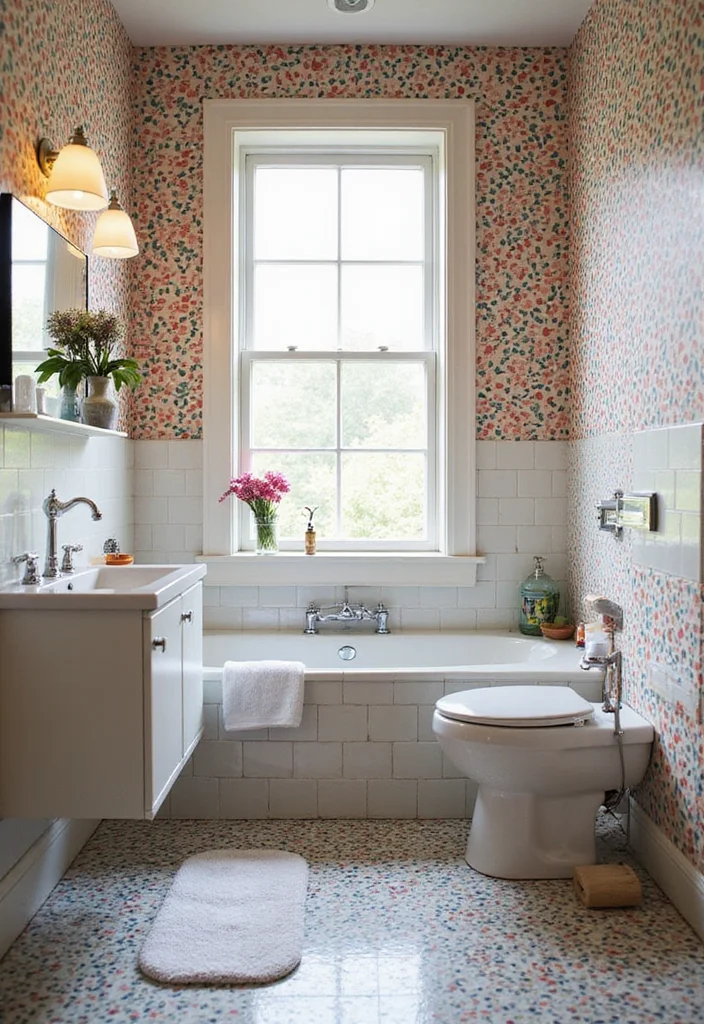 12 Bloxburg Bathroom Ideas for Cute Creative Build Inspiration 45 12 Bloxburg Bathroom Ideas for Cute Creative Build Inspiration 5. Playful Patterns