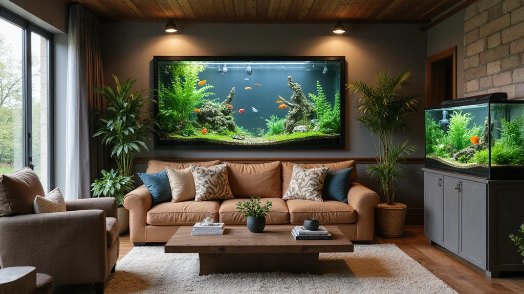 12 Fish Aquarium Ideas for Living Room for Calm Natural Interest