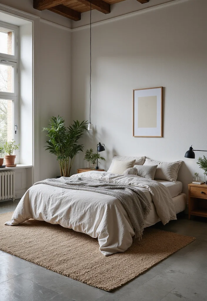 12 Grey Floor Bedroom Ideas for Soft Modern Neutral Looks 78 12 Grey Floor Bedroom Ideas for Soft Modern Neutral Looks 8. Cozy Greys and Wood