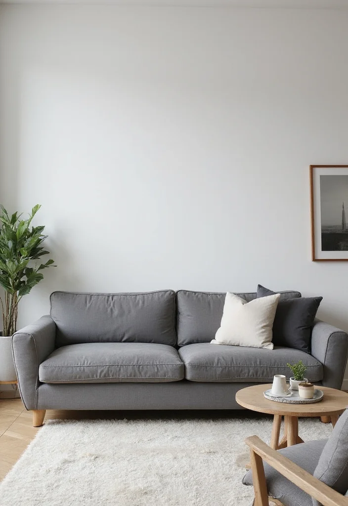 12 Grey Sofas Living Room Ideas for Modern Neutral Comfort 56 12 Grey Sofas Living Room Ideas for Modern Neutral Comfort 6. Minimalist Approach with Simple Lines