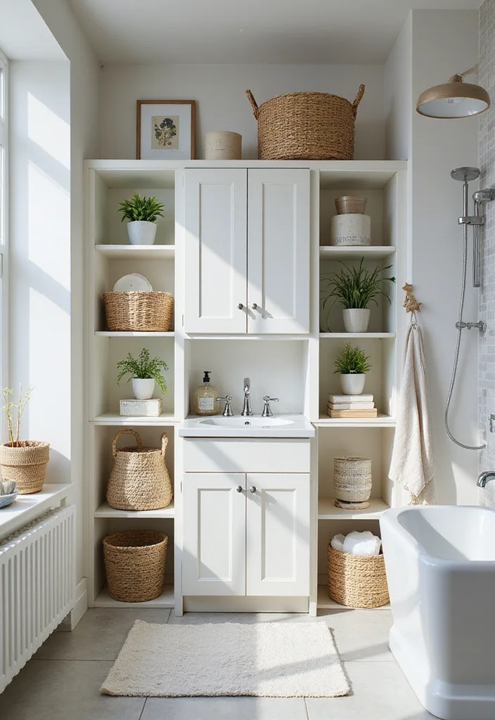 12 IKEA Bathroom Ideas for Affordable Modern Functional Style 2. Multi Functional Storage