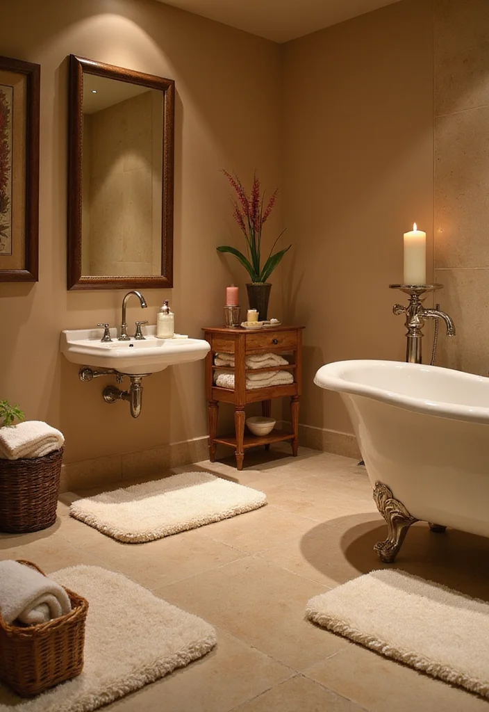 12 IKEA Bathroom Ideas for Affordable Modern Functional Style 9. Luxurious Touches on a Budget