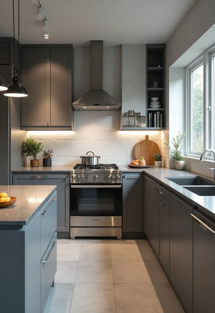 12 Kitchen Countertops Ideas for Fresh Updated Material Choices 7. Stainless Steel Sleek and Professional