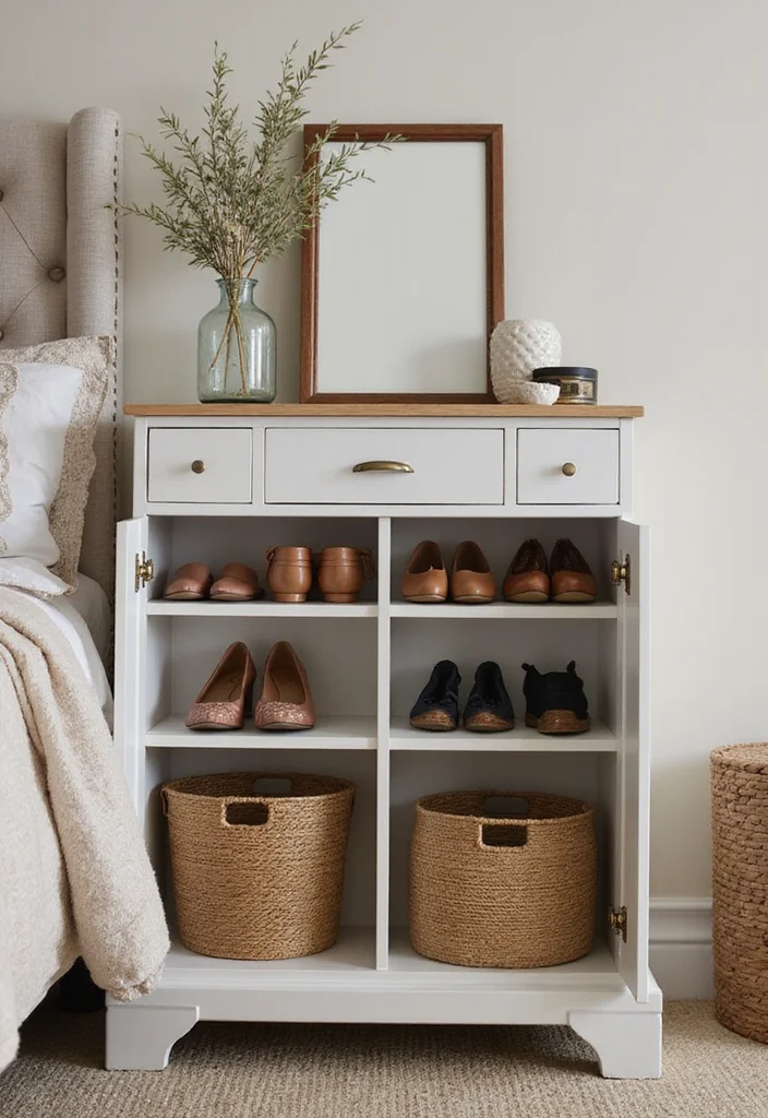 12 Shoe Display Ideas Bedroom for Clean Organized Style 45 12 Shoe Display Ideas Bedroom for Clean Organized Style 5. Stylish Shoe Cabinets