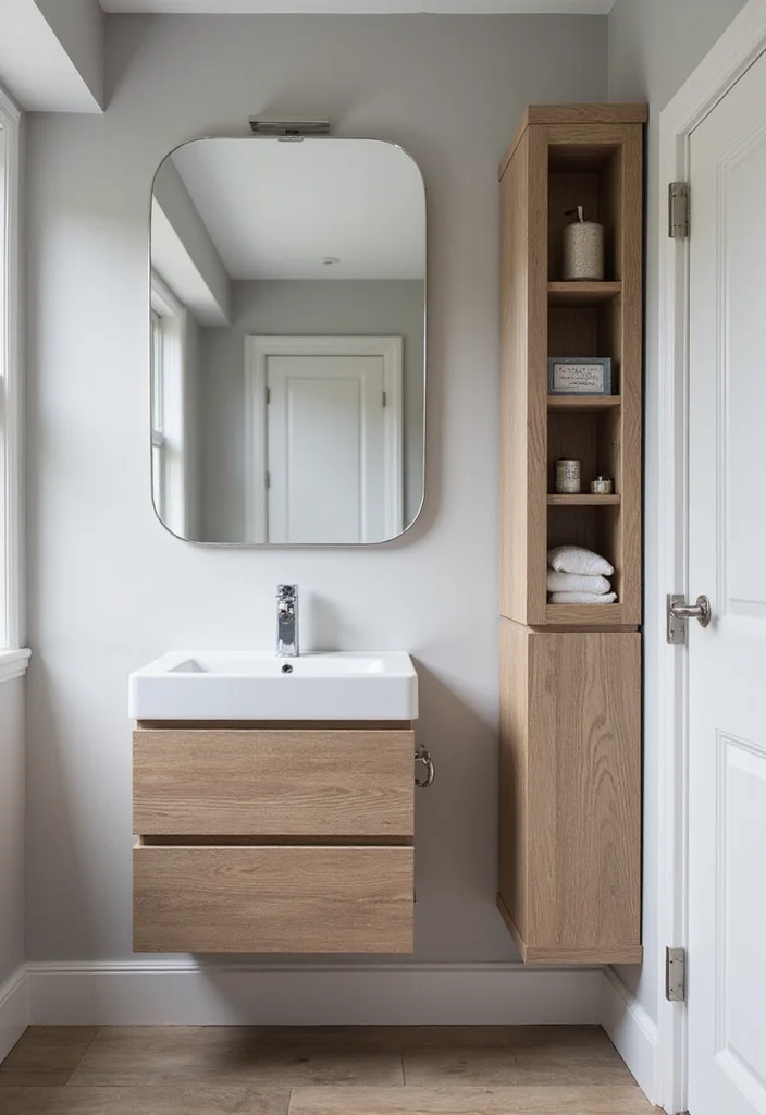 12 Toilet Bathroom Ideas for Practical Comfortable Organized Spaces 23 12 Toilet Bathroom Ideas for Practical Comfortable Organized Spaces 3. Compact Vanity Designs