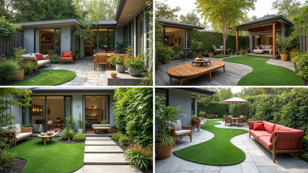 12 Turf Backyard Ideas for Low Maintenance Green Outdoor Space