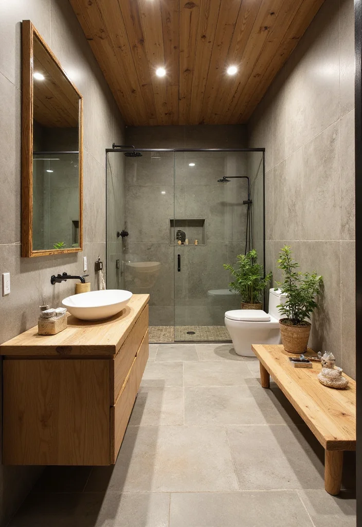 12 Women Bathroom Ideas Decor for Soft Stylish Personal Comfort 2. Sustainable Materials