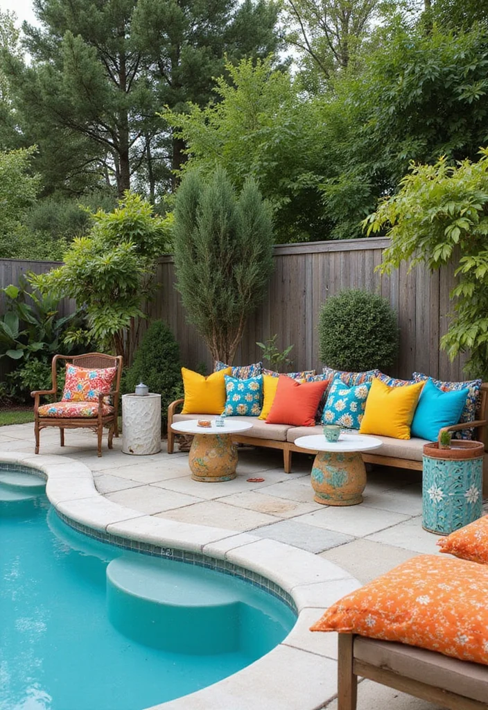 14 Backyard Pool and Patio Ideas for Relaxing Social Living 111 14 Backyard Pool and Patio Ideas for Relaxing Social Living 11. Creative Poolside Dcor