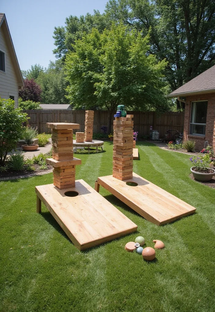 14 Backyard Pool and Patio Ideas for Relaxing Social Living 144 14 Backyard Pool and Patio Ideas for Relaxing Social Living 14. Outdoor Games and Activities