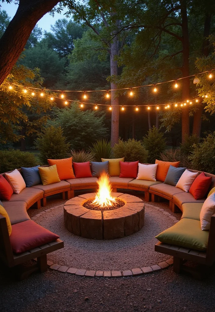 14 Backyard Pool and Patio Ideas for Relaxing Social Living 45 14 Backyard Pool and Patio Ideas for Relaxing Social Living 5. Cozy Fire Pit Areas