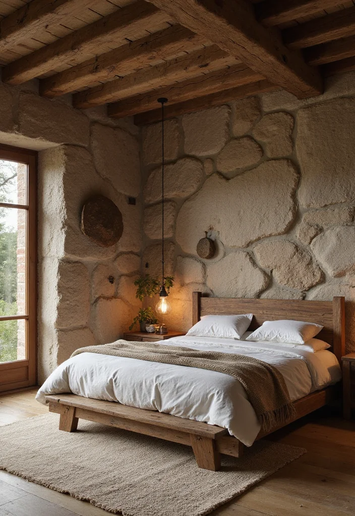 14 Bedroom Interior Ideas for Calm Warm Cohesive Style 9. Natural Materials