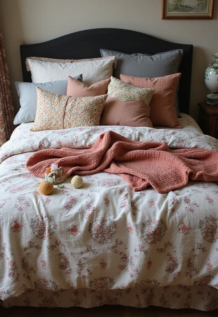 14 Colourful Bedroom Ideas for Bright Playful Personality 100 14 Colourful Bedroom Ideas for Bright Playful Personality 10. Eclectic Bedding Mix