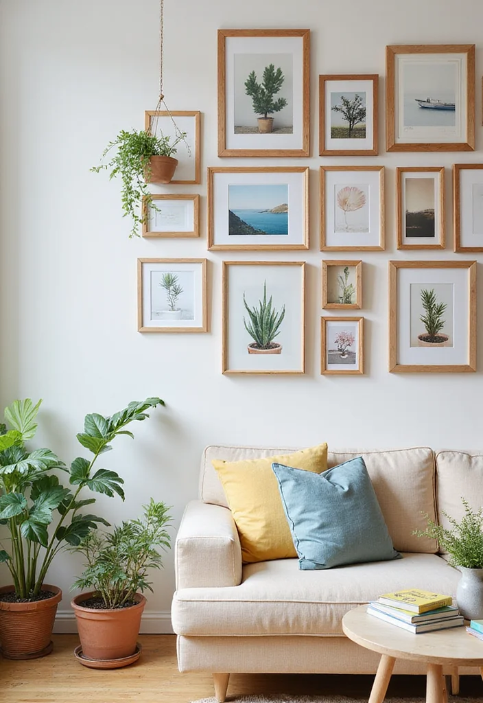 14 Colourful Bedroom Ideas for Bright Playful Personality 12 14 Colourful Bedroom Ideas for Bright Playful Personality 2. Eclectic Gallery Wall