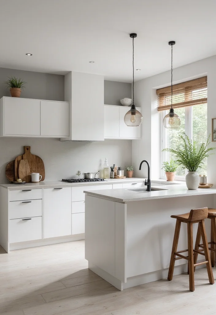 14 Contemporary Kitchen Ideas for Sleek Modern Functional Design 10. Minimalist Decor Accents