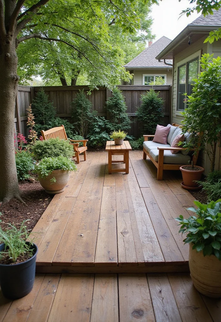 14 Hardscape Ideas for a Durable Structured Design in Your Eco Friendly Backyard 1. Reclaimed Wood Decking