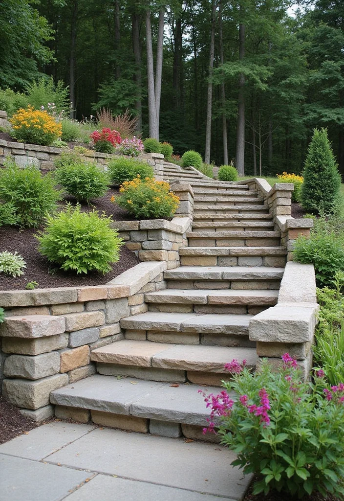 14 Hardscape Ideas for a Durable Structured Design in Your Eco Friendly Backyard 10. Stone Retaining Walls