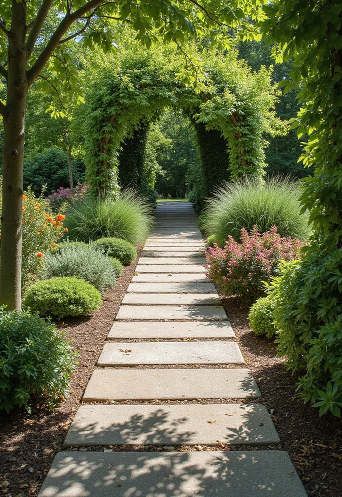 14 Hardscape Ideas for a Durable Structured Design in Your Eco Friendly Backyard 3. Natural Stone Pathways