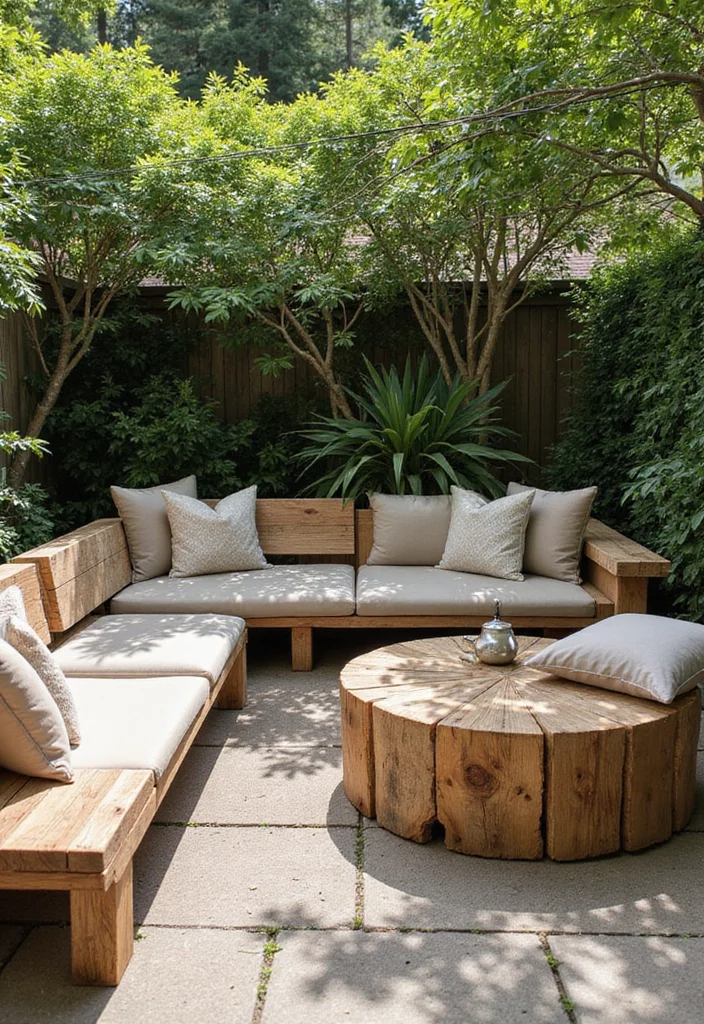 14 Hardscape Ideas for a Durable Structured Design in Your Eco Friendly Backyard 8. Sustainable Outdoor Furniture