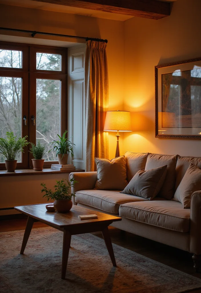 14 Living Room Furniture Ideas for Balanced Practical Layouts 10. Eco Conscious Lighting