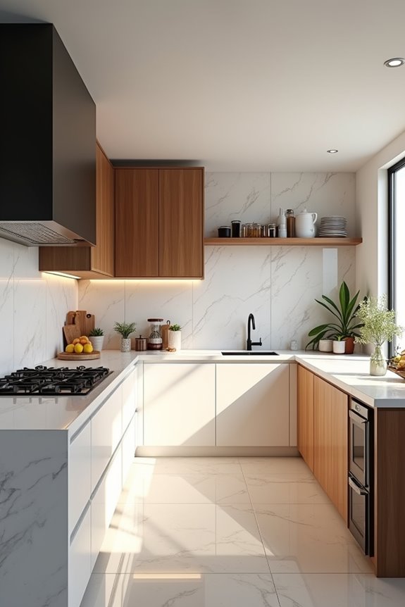compact kitchen layout tailored to routine habits