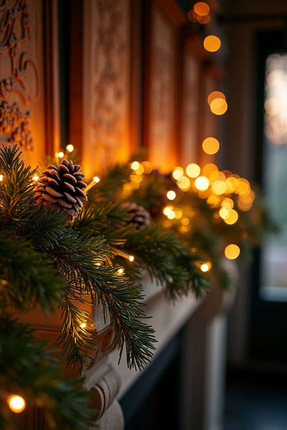 evergreens lights and renewal symbols