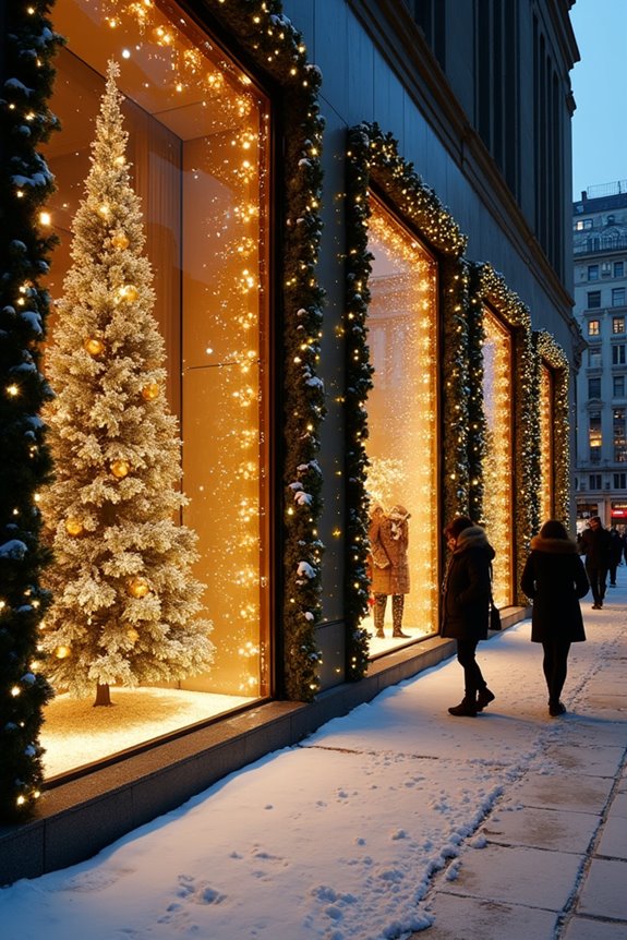 fifth avenue luxury holiday displays