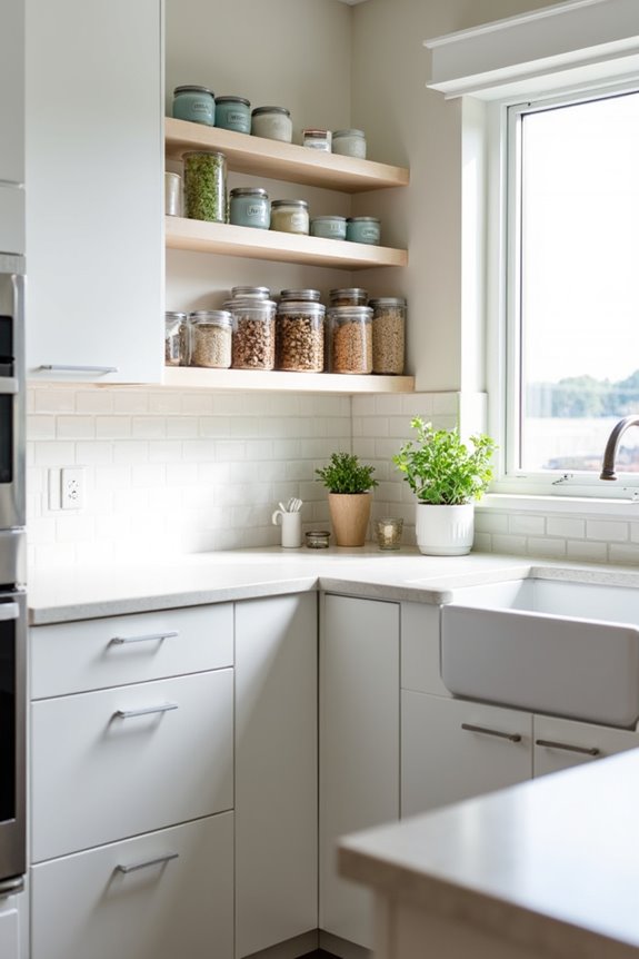 hidden storage bigger calmer kitchen