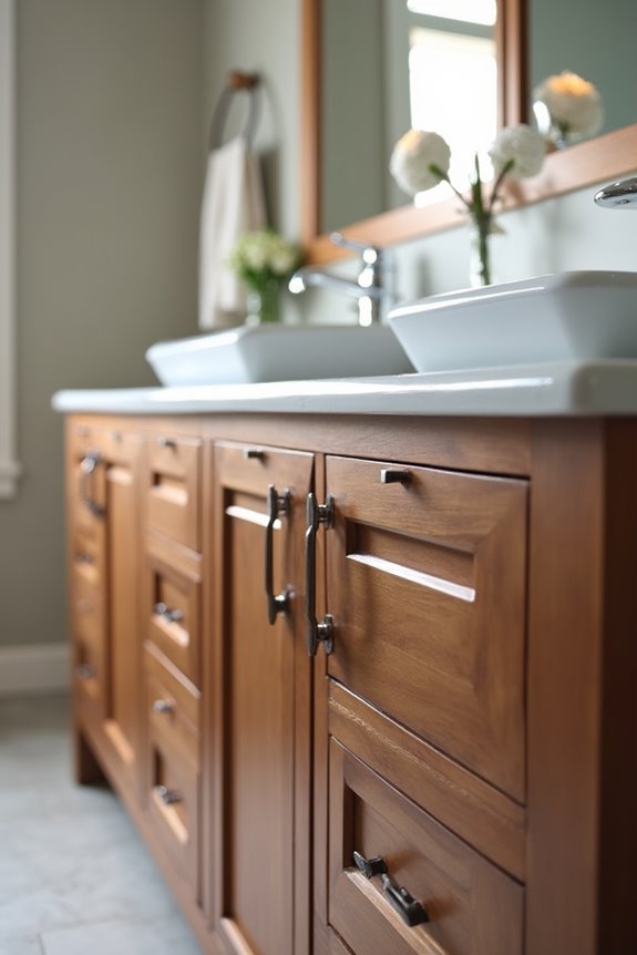 moisture resistant bathroom vanity cabinets