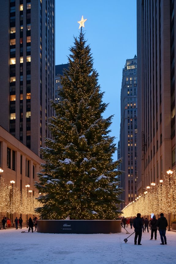 rockefeller center tree lighting details