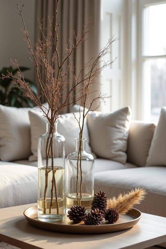 How to Decorate Seasonally Without Looking Tacky 4 seasonal branches evergreen refreshment